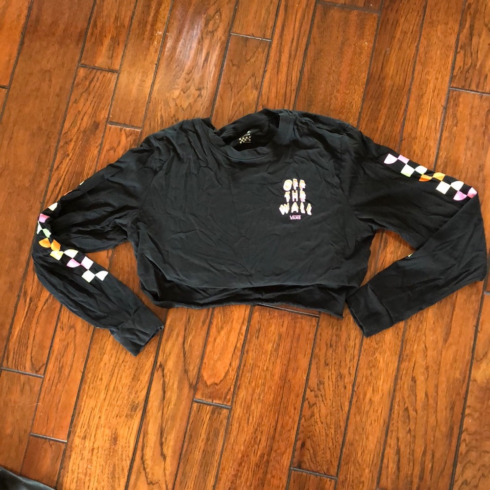 Vans long sleeve crop top